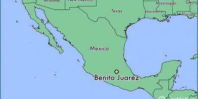Benito juarez 멕시코 지도