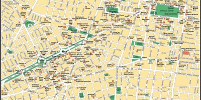 지도 멕시코 시티의 관광