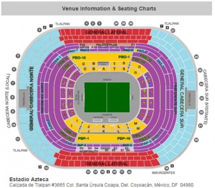 에스타디오 azteca 좌석 배치도
