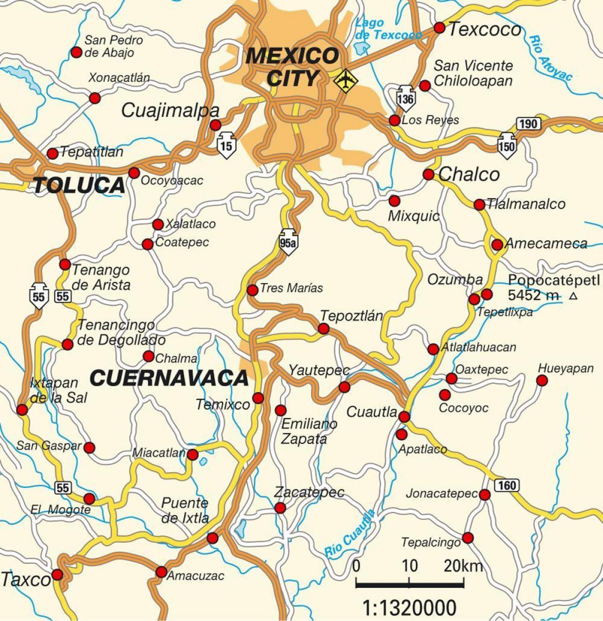 멕시코 시티 df 지도