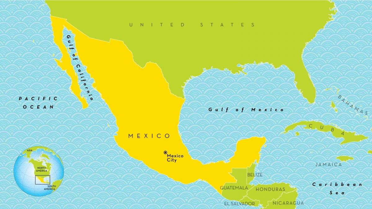 지도 멕시코 시티