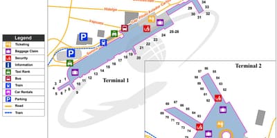 Benito juarez international airport 지도