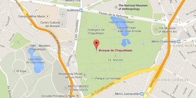 Chapultepec park 지도